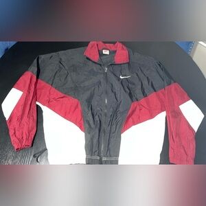 Vintage Nike Jacket 90s Black
Maroon Ivory Front Back